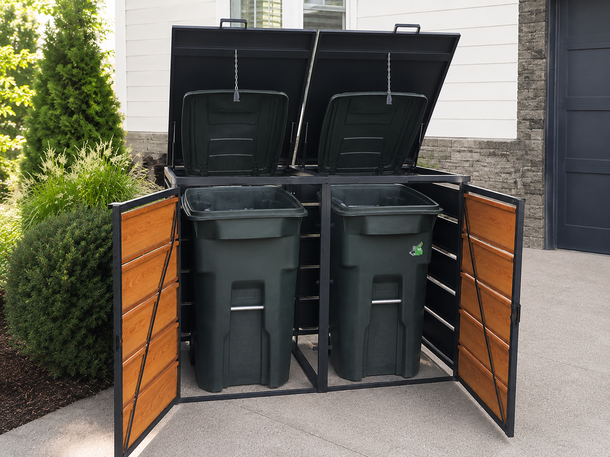 Steelium™ Double Trash Enclosure