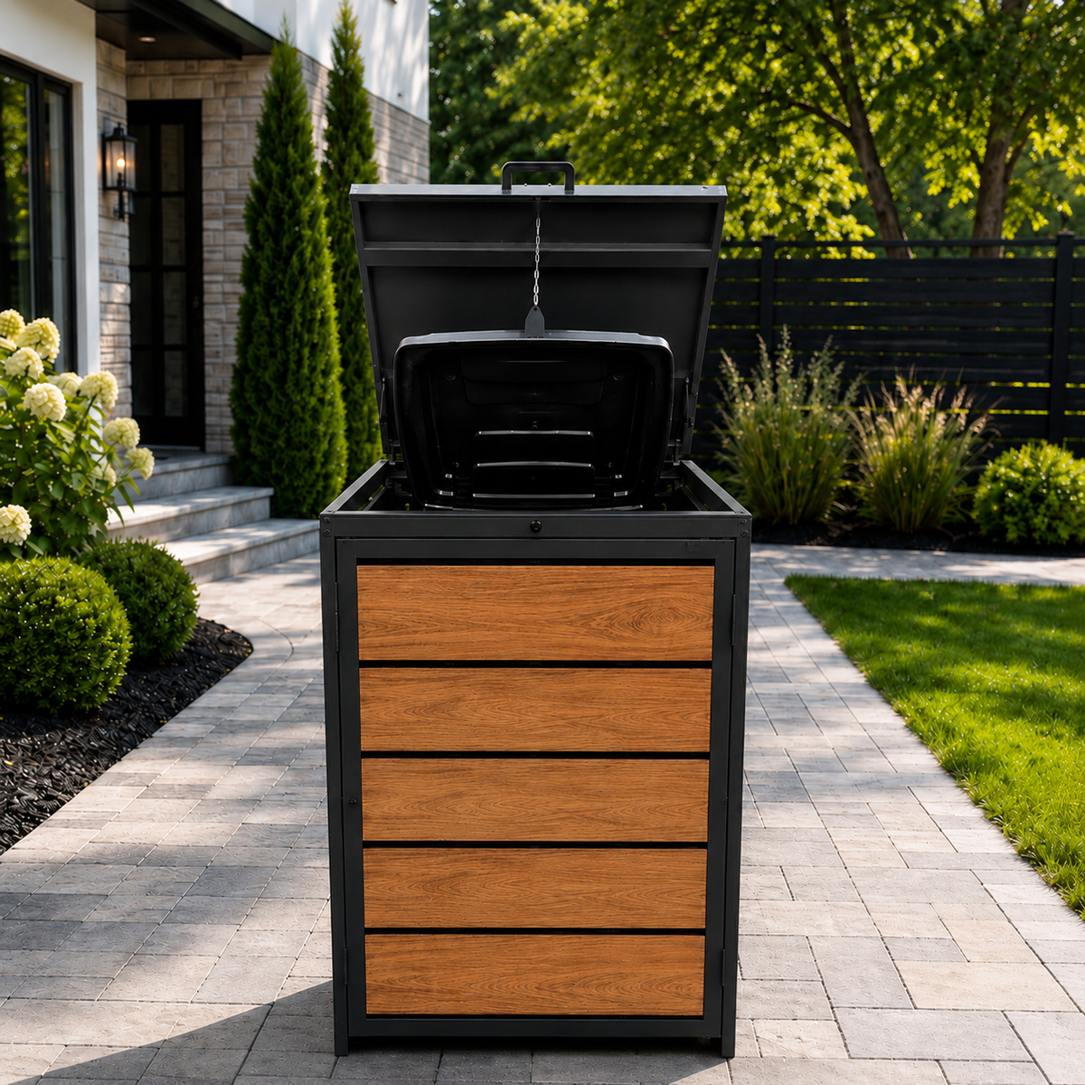 Steelium™ Single Trash Enclosure