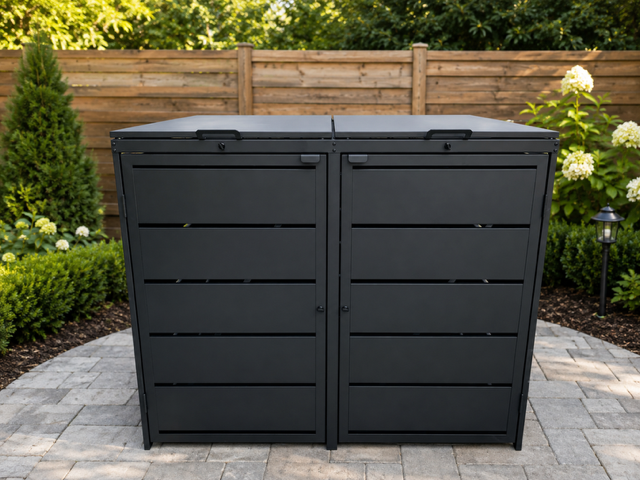 Steelium™ Double Trash Enclosure